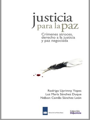 cover image of Justicia para la Paz